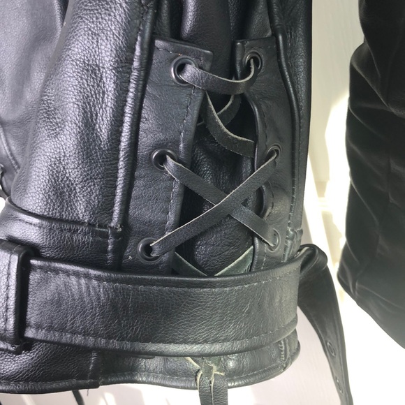 Just Leather San Jose CA CHP Motorcycle Jacket. - Picture 15 of 16